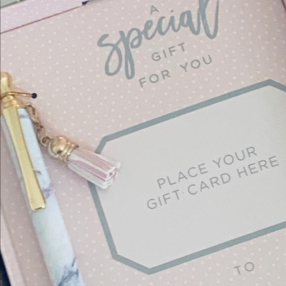 Pen with a tassel gift card holder set - Picture 2 of 2